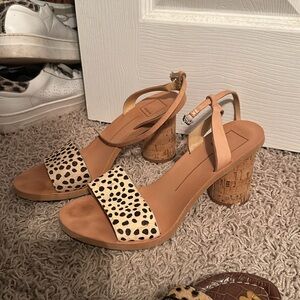 Dolce vita- cork heel/ leopard